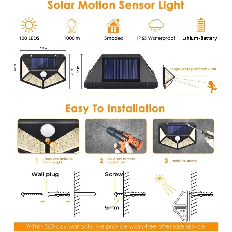 โคมไฟติดผนังพลังงานแสงอาทิตย์ส - Home Security Flood Lights บทวิจารณ์และราคา
