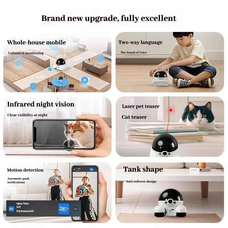 สำหรับหุ่นยนต์สัตว์เลี้ยงอัจฉร - Home Security Robots บทวิจารณ์และราคา